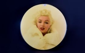 Marilyn Monroe Circular Wall Plaque/Table Top,