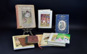 Alice In Wonderland Interest. Collection of Alice In Wonderland Hard Back Books.