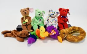 Ty Beanie Babies Interest - Quality Collection of ( 8 ) Ty Beanie Babies.