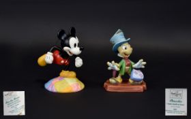 Disney Interest. Classics Walt Disney Collection Figures ( 2 ) In Total.