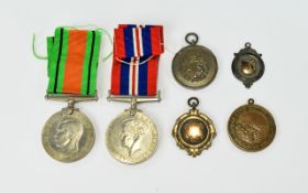 World War II Military Medals ( 2 ) In Total. Awarded to Sgt J. Thomas.