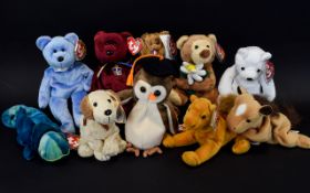Ty Beanie Babies Interest - Quality Collection of ( 10 ) Ty Beanie Babies,