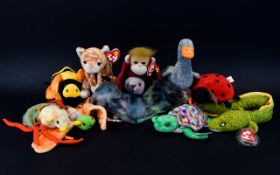 Ty Beanie Babies Interest - Quality Collection of ( 10 ) Ty Beanie Babies.