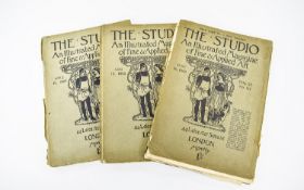 A Collection Of Three Edwardian Editions Of 'The Studio, An Illustrated Magazine Of Fine & Applied