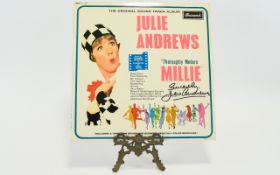 Julie Andrews Autograph on Record Sleeve.