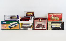 Collection of ( 8 ) Collectable Vehicles. Includes 1/ Corgi Whitbread Bedford Box Van Ford Model. T.
