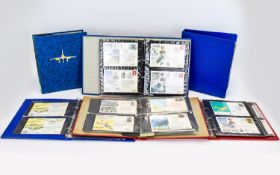Six Stamp Cover Albums Full of Specialist Military ( Mostly Flight ) Covers. These are Largely