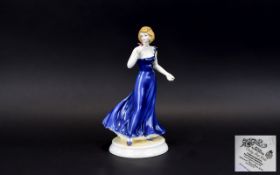 Royal Worcester Special Event Hand Painted Figurine ' Only For You ' Modelled by Richard Moore.