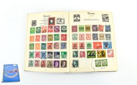 Royal Mail Stamp Album, Stock Book Containing A Varied Collection Of World Stamps.