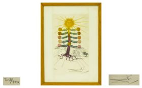 Salvador Dali (1904-1989) Luna Geminata (from Flora Dalinae) Limited Edition Framed Lithograph.