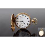 Nice Quality 1920's Period 9ct Gold Full Hunter Pocket Watch. Fully Hallmarked 9.375.