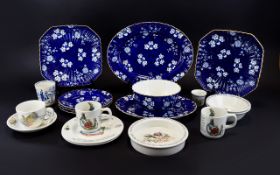 A Collection Of Ceramics Boxed collection to include several blue and white plates and chargers,