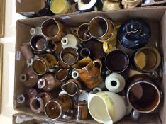 Collection Of Stoneware Jars, Advertising Wares,