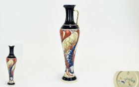 Moorcroft Impressive Contemporary Tube lined Aurelianware Slim Ewer/Jug Genesis Design.