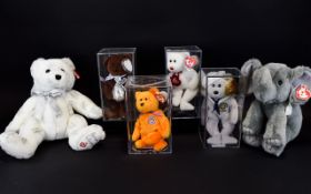 Ty Beanie Babies Interest - Quality Collection of ( 6 ) Ty Beanie Babies,