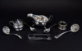 A Good Collection of Antique Small Silver Items. All Fully Hallmarked.