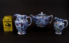 Collection of Rington's Collectables including Ceramic Teapot and two jugs and Ringtons Tin Tea