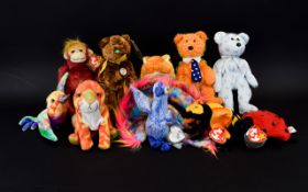 Ty Beanie Babies Interest - Quality Collection of ( 10 ) Ty Beanie Babies.