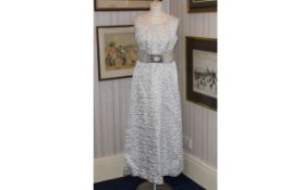 Vintage 1960's Evening Gown Ladies gown by Val Somers London.