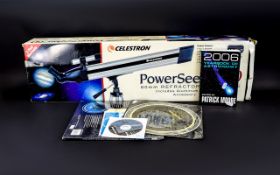 Celestron Powerseeker 2 60 60mm Refractor Telescope, With Box,