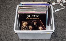 Mixed Collection of Vinyl LP Records to include Queen, The Beatles,