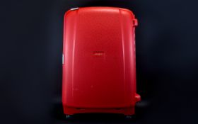 Samsonite Termo Young Travel Spinner (4) Wheels Travel Suitcase 'Electric Blue colourway. Futurustic