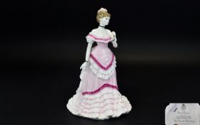 Royal Worcester Ltd and Numbered Edition Hand Painted Figure ' First Dance ' Style 2,
