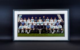 Football Interest Autographed Team Photo Preston North End Second Division Champions 1999 - 2000
