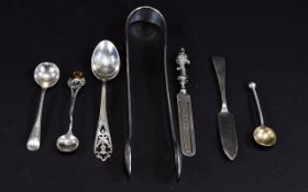 Small Collection of Antique and Vintage Silver Items ( 7 ) Comprises.