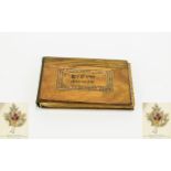 Antique Miniature Book 'Flowers And View