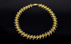9ct Gold Sapphire Set Bracelet Set With