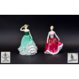 Royal Doulton Hand Painted Figurines ( 2