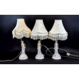 A Collection Of Table Lamps By Leonardo