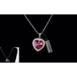 Swarovski Elements Heart Shaped Solid Si