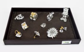Swarovski Cut Crystal Miniature Figures