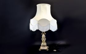 Standard Lamp On neoclassical gold tone