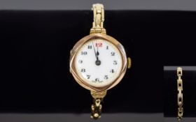 Ladies Swiss Made - Mechanical 9ct Gold