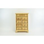 A Handmade Wooden Spices Cabinet with (