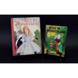 2 x Alice In Wonderland Collectable Book