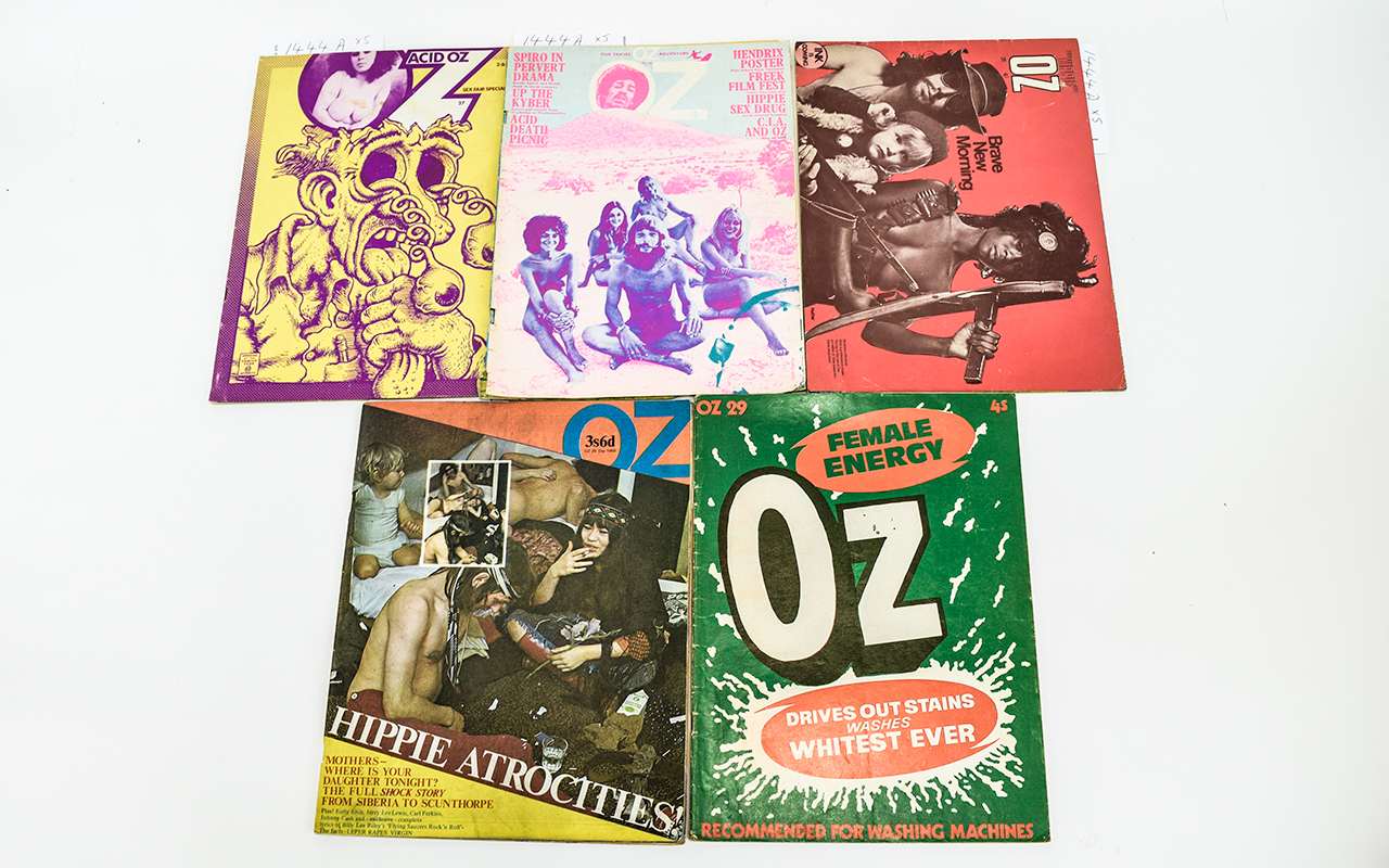 A Collection Of Five Original 1970's OZ