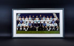 Football Interest Autographed Team Photo Preston North End Second Division Champions 1999 - 2000
