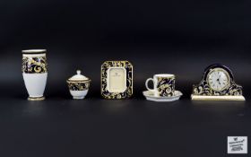 A Collection Of Wedgwood Decorative Ceramics In 'Cornucopia' Design Six items in total, each