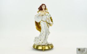 Franklin Mint Striking Porcelain Figurine - Entitled ' Destiny ' Modelled by Victoria Oldham. c.