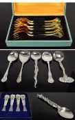 A Collection of Plated Flatware Approx 8 items in total.