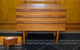 G Plan 1970's Sideboard/Chest Of Drawers Small rectangular side board in teakwood with three