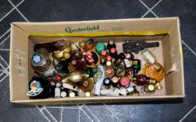 Box of Assorted Alcohol Miniatures.
