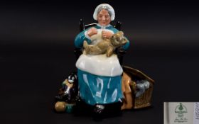 Royal Doulton Early Figure ' The Nanny ' HN221. Designer M. Nicol. Issued 1958 - 1991. This was