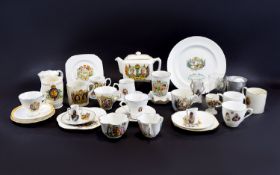 A Collection Of Vintage Commemorative Royal Interest Ceramic Items A large collection of royal