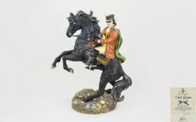 Royal Doulton Ltd and Numbered Figure - Number 1215 of 5000 Figures ' Dick Turpin ' HN3272. Designer