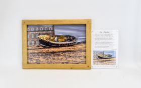 Limited Edition Print 'Sea Maiden' By Andrew Armitage Heyes Limited edition print of a boat on the